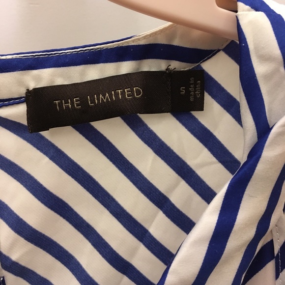 Silky striped blouse with keyhole back - Picture 4 of 6